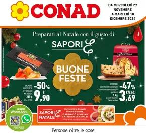 Volantino Conad a Solarolo Rainerio | Buone feste | 27/11/2024 - 10/12/2024