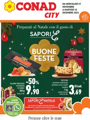 Offerte di Iper e super a Toano | Buone feste in Conad City | 27/11/2024 - 10/12/2024