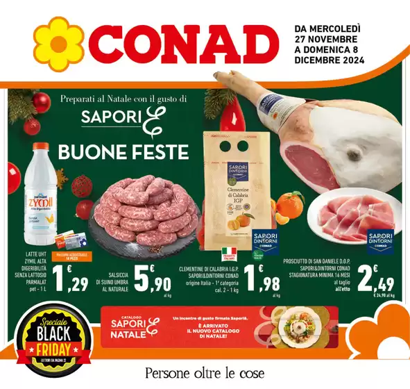 Volantino Conad a Palestrina | Preparati al Natale | 27/11/2024 - 8/12/2024