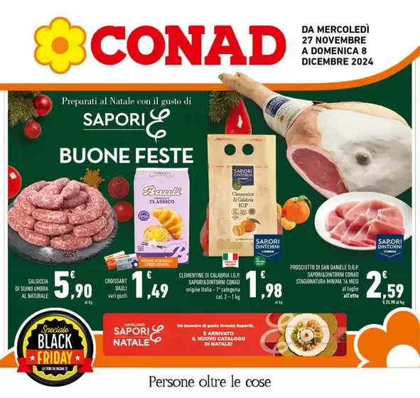 Volantino Conad a Panicale | Preparati al Natale | 27/11/2024 - 8/12/2024