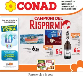 Offerte di Iper e super a Arezzo | Campioni del risparmio in Conad | 28/11/2024 - 11/12/2024