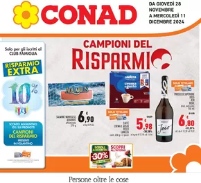 Volantino Conad a Claviere | Campioni del risparmio | 28/11/2024 - 11/12/2024