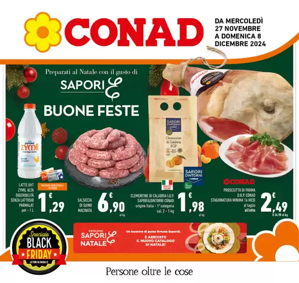 Volantino Conad a Amantea | Preparati al Natale | 27/11/2024 - 8/12/2024