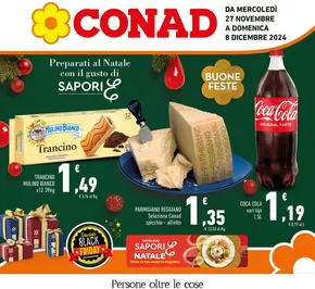 Volantino Conad a Roccafiorita | Preparati al Natale | 27/11/2024 - 8/12/2024