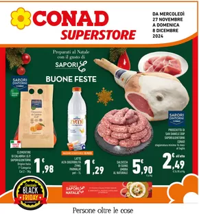 Volantino Conad Superstore a Roccasecca dei Volsci | Preparati al Natale | 27/11/2024 - 8/12/2024