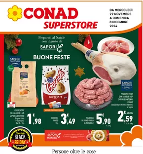 Volantino Conad Superstore a Pietralunga | Preparati al Natale | 27/11/2024 - 8/12/2024