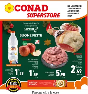 Offerte di Iper e super a Vietri sul Mare | Preparati al Natale in Conad Superstore | 27/11/2024 - 8/12/2024