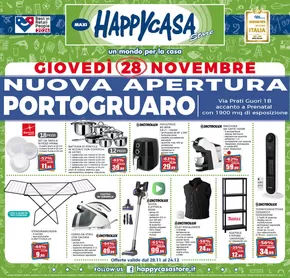 Volantino Happy Casa Store a Altamura | Nuova Apertura Portogruaro | 28/11/2024 - 24/12/2024