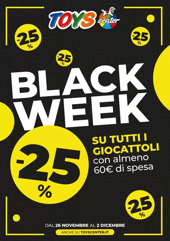 Volantino Toys Center a Genova - Sampierdarena | Black week | 25/11/2024 - 2/12/2024