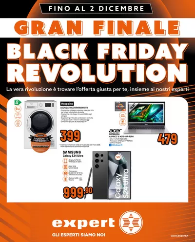 Volantino Expert a Isola del Cantone | Gran finale Black Friday Revolution! | 27/11/2024 - 2/12/2024