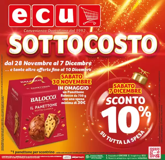 Volantino Ecu a Parma | Sottocosto | 28/11/2024 - 10/12/2024