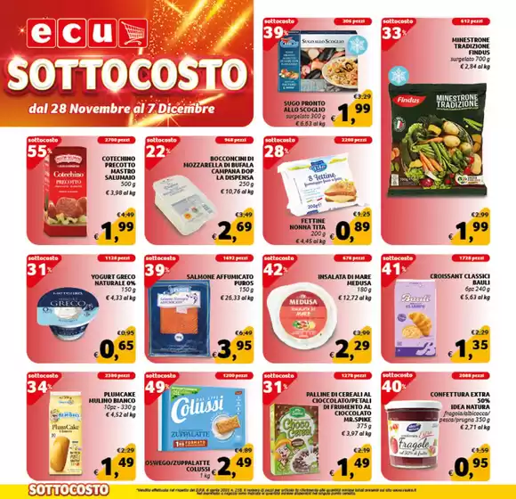 Volantino Ecu a Parma | Sottocosto | 28/11/2024 - 10/12/2024