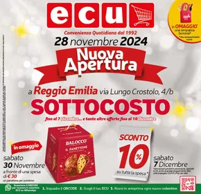 Volantino Ecu a Modena | Nuova Apertura Reggio Emilia | 28/11/2024 - 10/12/2024