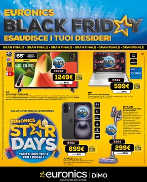 Volantino Euronics a Genova | Black friday  | 27/11/2024 - 12/12/2024