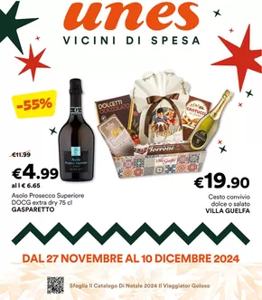 Volantino Unes a Vialfrè | Vicini di spesa | 27/11/2024 - 10/12/2024