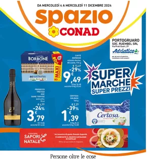 Volantino Spazio Conad a Portogruaro | Super marche Super Prezzi | 4/12/2024 - 11/12/2024