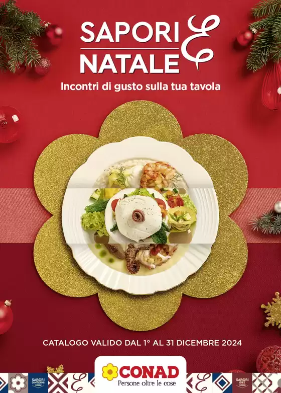 Volantino Conad a Messina | Sapori&Natale | 1/12/2024 - 31/12/2024