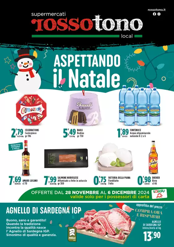 Volantino Supermercati Rossotono Local a Reggio Calabria | Aspettando il Natale | 28/11/2024 - 6/12/2024