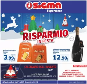 Volantino Sigma a Milano | Risparmio in festa , Superstore | 1/12/2024 - 15/12/2024