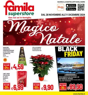 Volantino Famila Superstore a Carpi | Magico Natale | 28/11/2024 - 11/12/2024