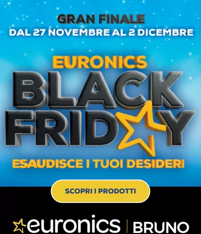 Volantino Euronics a Margno | Black Friday! Gran Finale | 27/11/2024 - 2/12/2024