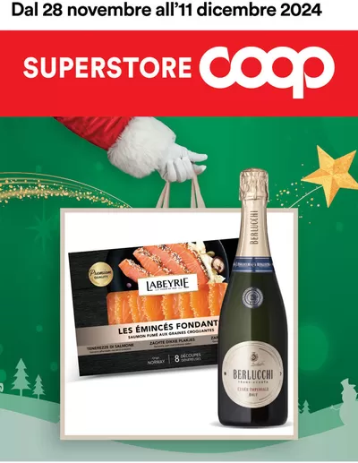 Volantino Superstore Coop a Bologna | Prepariamoci al Natale | 28/11/2024 - 11/12/2024