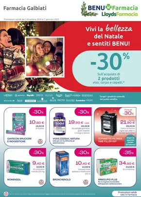 Offerte di Salute e Benessere a Mozzate | Vivi la bellezza del Natale e sentiti BENU! in Lloyds Farmacia/BENU | 2/12/2024 - 7/1/2025