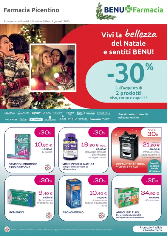 Volantino Lloyds Farmacia/BENU a Fuorni | Vivi la bellezza del Natale e sentiti BENU! | 2/12/2024 - 7/1/2025