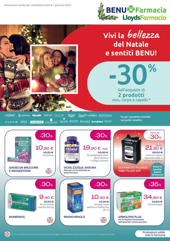 Volantino Lloyds Farmacia/BENU a Genova | Vivi la bellezza del Natale e sentiti BENU! | 2/12/2024 - 7/1/2025