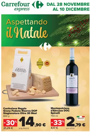 Volantino Carrefour Express a Sassari | Aspettando il natale | 1/12/2024 - 10/12/2024