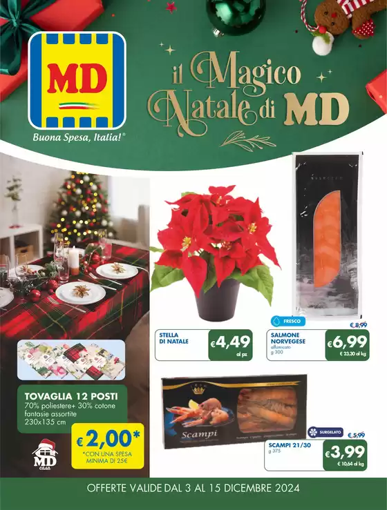 Volantino MD a Riano | Il magico Natale di MD | 3/12/2024 - 15/12/2024