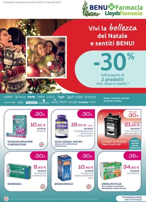 Volantino Lloyds Farmacia/BENU a Roma | Vivi la bellezza del Natale e sentiti Benu! | 2/12/2024 - 7/1/2025