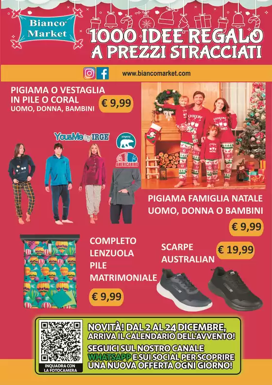 Volantino Bianco Market a Trapani | 1000 idee regalo | 2/12/2024 - 24/12/2024