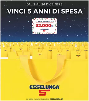 Volantino Esselunga a Bergamo | Concorso di Natale - 1° appuntamento | 2/12/2024 - 24/12/2024