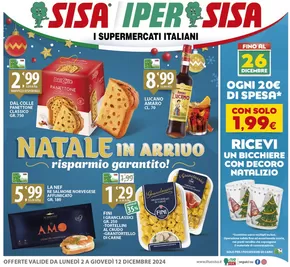 Volantino Sisa a Adelfia | Natale in arrivo  | 2/12/2024 - 12/12/2024