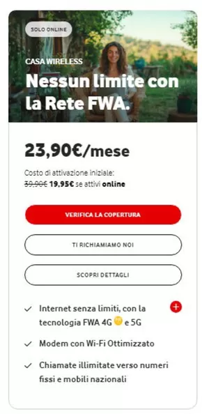 Offerte di Servizi a Pozzuoli | Casa wireless in Vodafone | 2/12/2024 - 31/12/2024