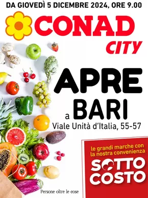 Offerte di Iper e super a Bari | Conad City riapre a Bari! in Conad City | 5/12/2024 - 14/12/2024