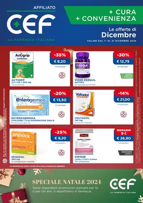 Offerte di Salute e Benessere a Zagarolo | Le offerte di Dicembre in CEF La Farmacia Italiana | 2/12/2024 - 31/12/2024