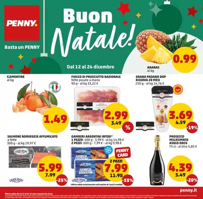 Volantino PENNY a Settimo Torinese | Buon Natale! | 12/12/2024 - 24/12/2024