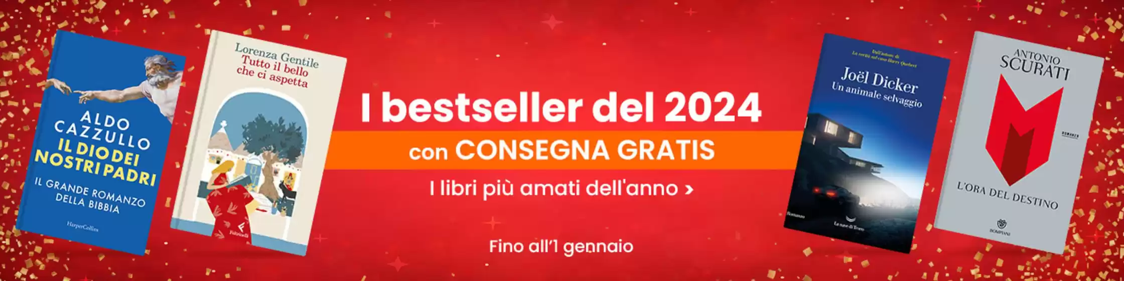 Volantino Libraccio a Roma | I bestseller del 2024 | 3/12/2024 - 1/1/2025