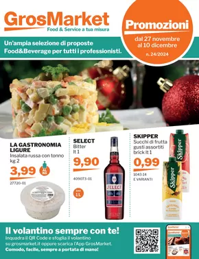 Volantino GrosMarket a Bagno a Ripoli | Nuove promozioni | 3/12/2024 - 10/12/2024