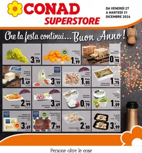 Offerte di Iper e super a Volta Mantovana | Buon Anno! in Conad Superstore | 27/12/2024 - 31/12/2024