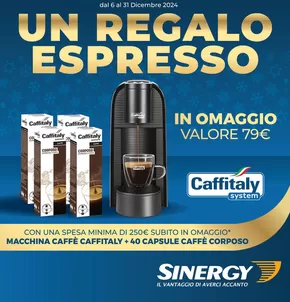 Volantino Sinergy a Castelsantangelo sul Nera | Un regalo espresso | 6/12/2024 - 31/12/2024