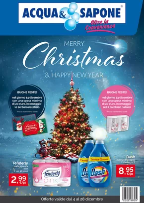 Offerte di Cura casa e corpo a Voltana | Merry Christmas in Acqua & Sapone | 4/12/2024 - 28/12/2024