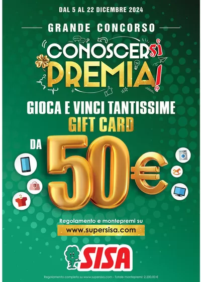 Volantino Sisa a Bisceglie | Conoscersi premia! | 5/12/2024 - 22/12/2024