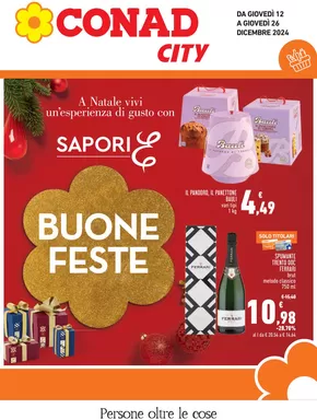 Offerte di Iper e super a Voltana |  A Natale vivi una esperienza di gusto Sapori & Buone Feste in Conad City | 12/12/2024 - 26/12/2024