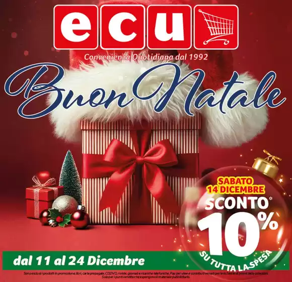 Volantino Ecu a Sant'Ilario d'Enza | Buon Natale | 11/12/2024 - 24/12/2024