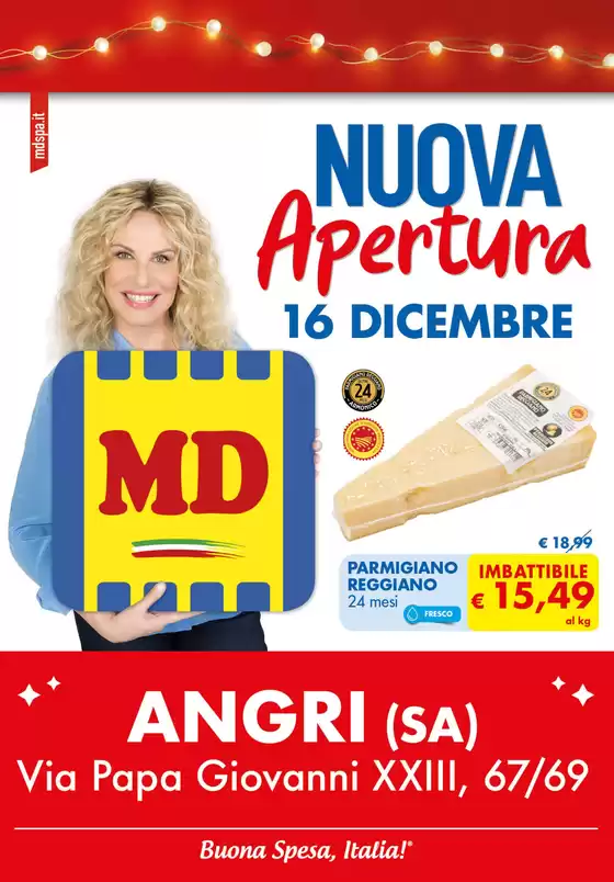 Volantino MD a Angri | Nuova apertura Angri | 16/12/2024 - 26/12/2024