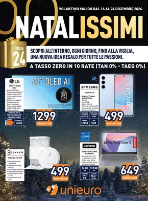 Offerte di Elettronica a Vizzini | Natalissimi da Unieuro! in Unieuro | 16/12/2024 - 24/12/2024