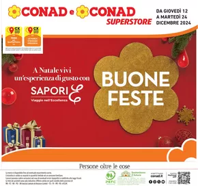 Volantino Conad Superstore a Potenza Picena | Buone Feste | 12/12/2024 - 24/12/2024